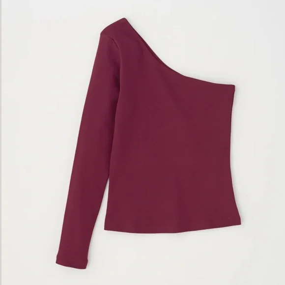 KOTN Faten Top Burgundy - Picture 6 of 6